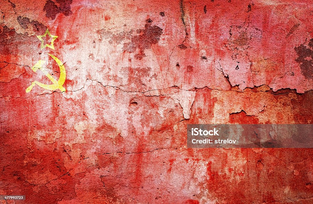 Flagge Sowjetunion - Lizenzfrei Josef Stalin Stock-Foto