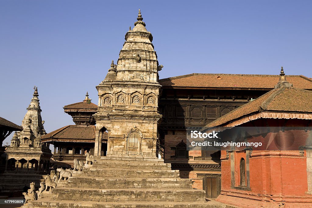 Piazza Durbar-Bhaktapur - Foto stock royalty-free di Animismo