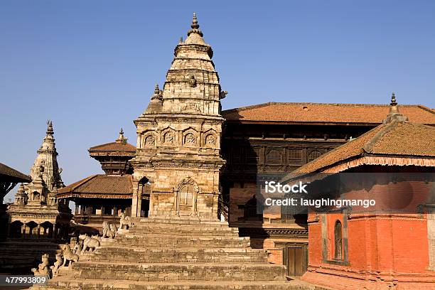 Piazza Durbarbhaktapur - Fotografie stock e altre immagini di Animismo - Animismo, Antico - Condizione, Architettura