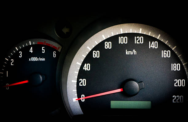 istock Close up of speedometer 477993846