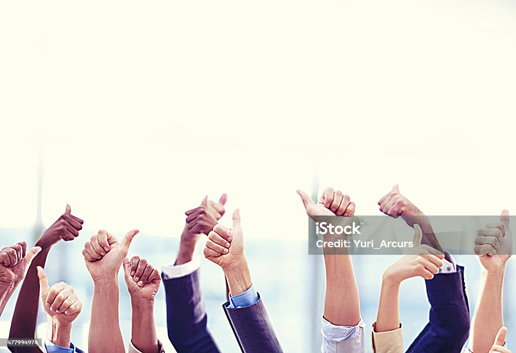 Teamwork always wins the day Cropped shot of a group of businesspeople's hands showing thumbs uphttp://195.154.178.81/DATA/i_collage/pi/shoots/783943.jpg 2015 Stock Photo