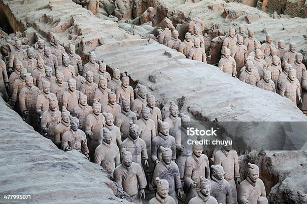 Chinas Terracotta Army Stock Photo - Download Image Now - Ancient, Archaeology, Armed Forces