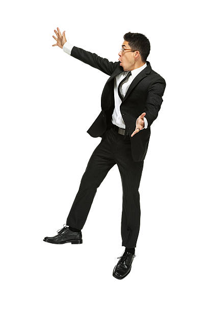 istock Businessman jumping in excitement 477995973