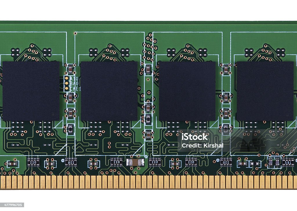 Mémoire RAM module - Photo de Blanc libre de droits