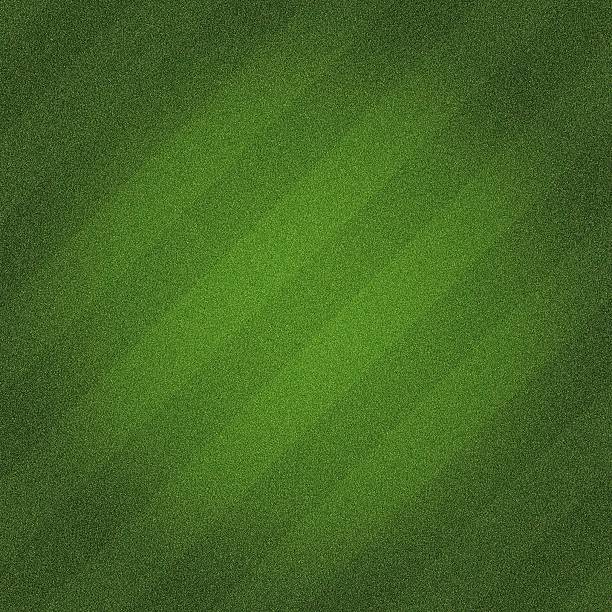 istock Green grass soccer field background 477998363