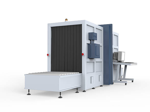 cargo-screening isoliert - airport x ray stock-fotos und bilder