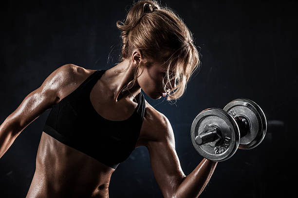 istock Fitness with dumbbells 478000165