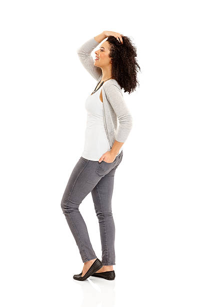 istock Casual young woman looking away at copyspace 478004231
