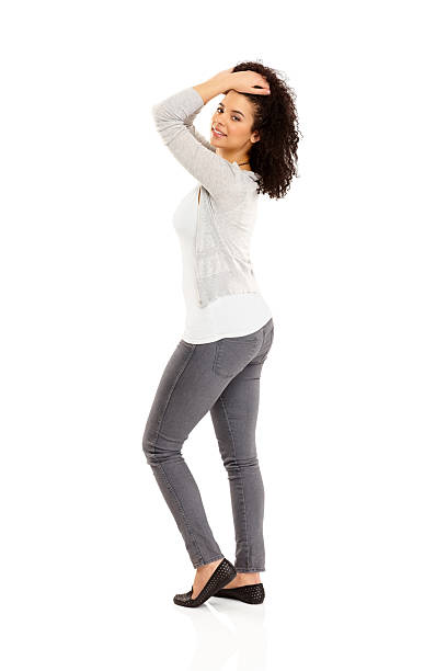 istock Sensual young fashion model posing on white 478004237