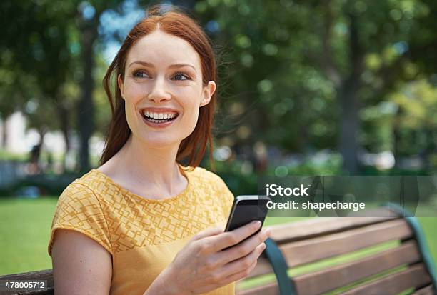 This Message Says Hes Somewhere In The Park Stock Photo - Download Image Now - 20-29 Years, 2015, Adult