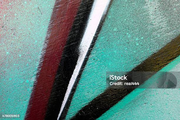 Graffitiwand Stockfoto und mehr Bilder von Abstrakt - Abstrakt, Acrylmalerei, Airbrush