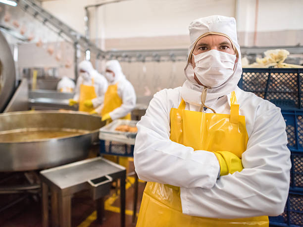 istock Man working at a food factory 478007294