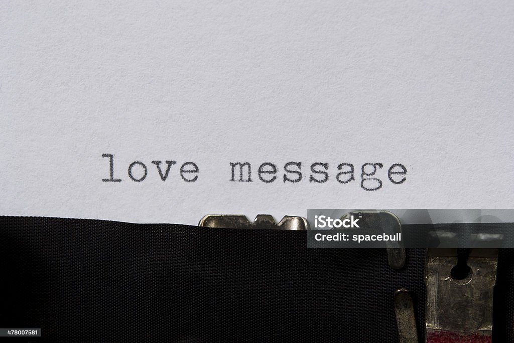messaggio d'amore - Foto stock royalty-free di Amore