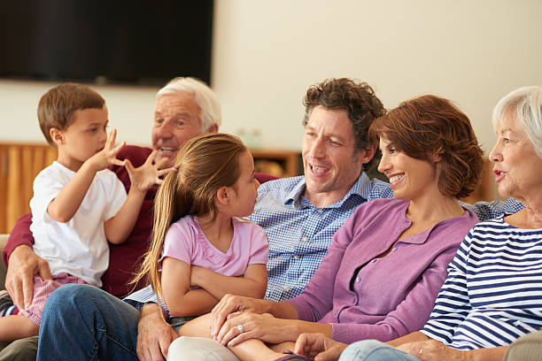 istock Getting together as a family 478008336