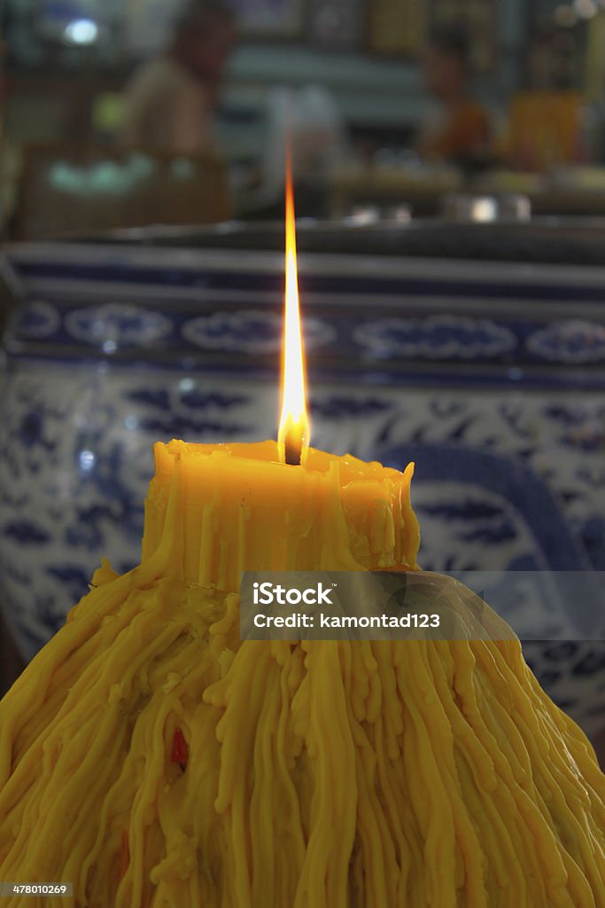 Luz de velas - Foto de stock de Amarelo royalty-free