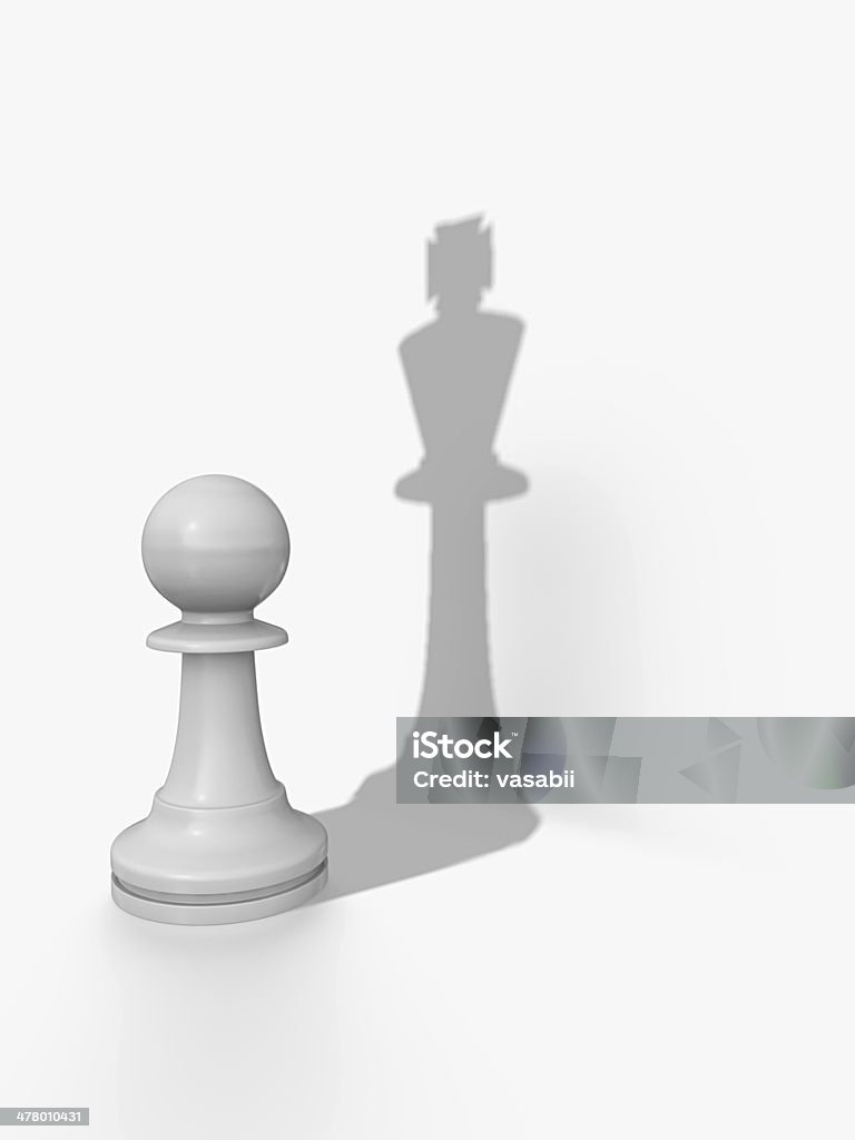 Pawns sombra - Foto de stock de Acaso royalty-free