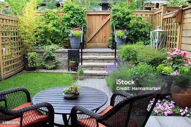 Small Garden Stock Photo - Download Image Now - Yard - Grounds, Small, Ornamental Garden