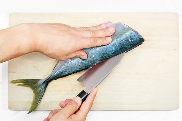istock Preparing a Japanese yellowtail in the Japanese style 478011904