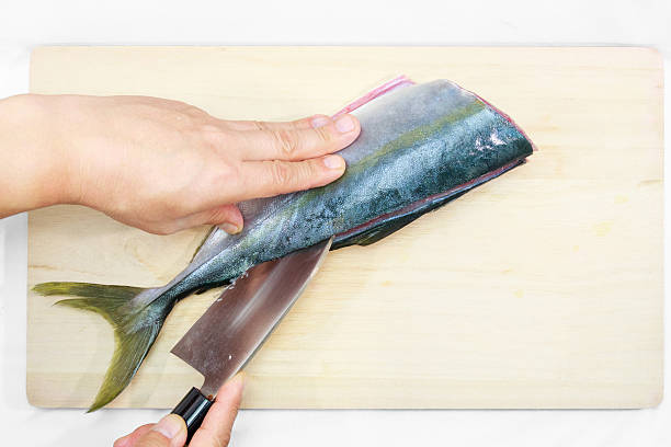 istock Preparing a Japanese yellowtail in the Japanese style 478011908