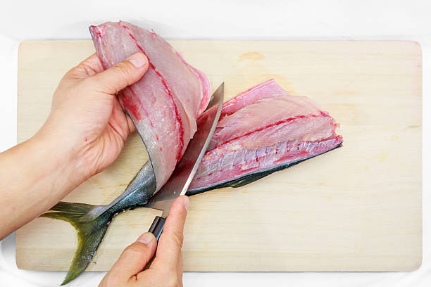 istock Preparing a Japanese yellowtail in the Japanese style 478011910