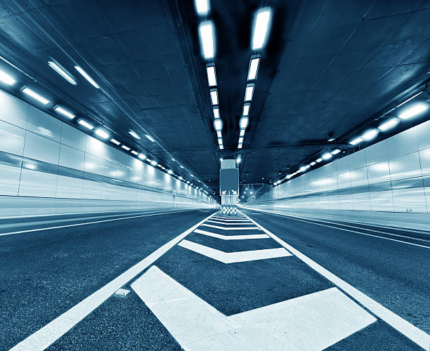 istock Abstract car in the tunnel trajectory 478012295
