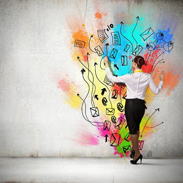 istock Back view of businesswoman 478013427