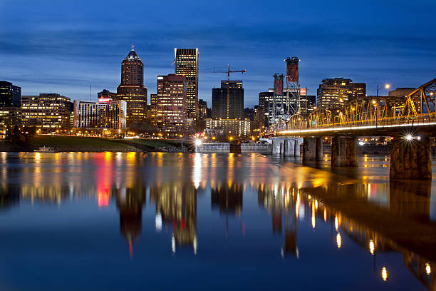 istock Portland Downtown City Skyline at Twilight 478014505