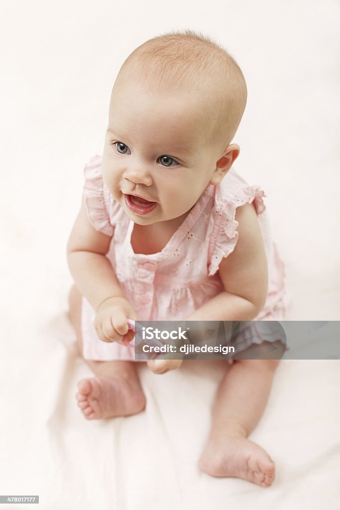 Linda niña bebé - Foto de stock de 6-11 meses libre de derechos