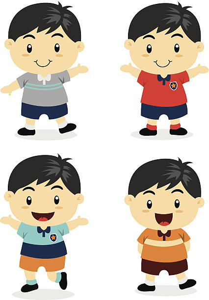 Kid Cartoon vector art illustration