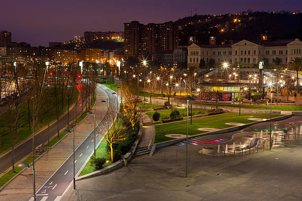 istock Bilbao, Basque Country, Spain cityscape at night 478019377