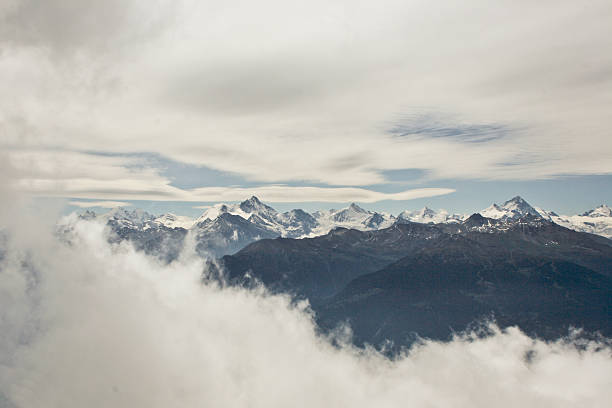 Paesaggio delle Alpi. - foto stock