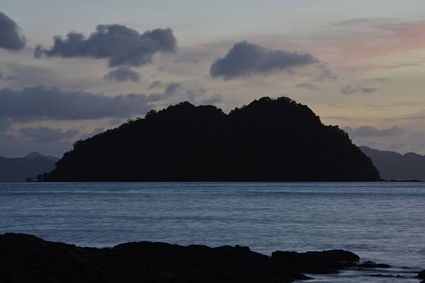 Beautiful sunset in El Nido, Palawan, Philippines