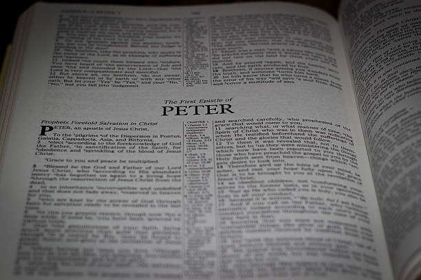 peter - bible old book ancient zdjęcia i obrazy z banku zdjęć