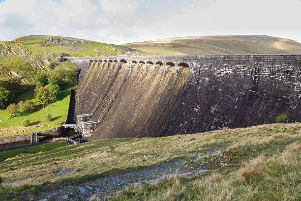 istock The Claerwen Dam, from above, landscape 478021454