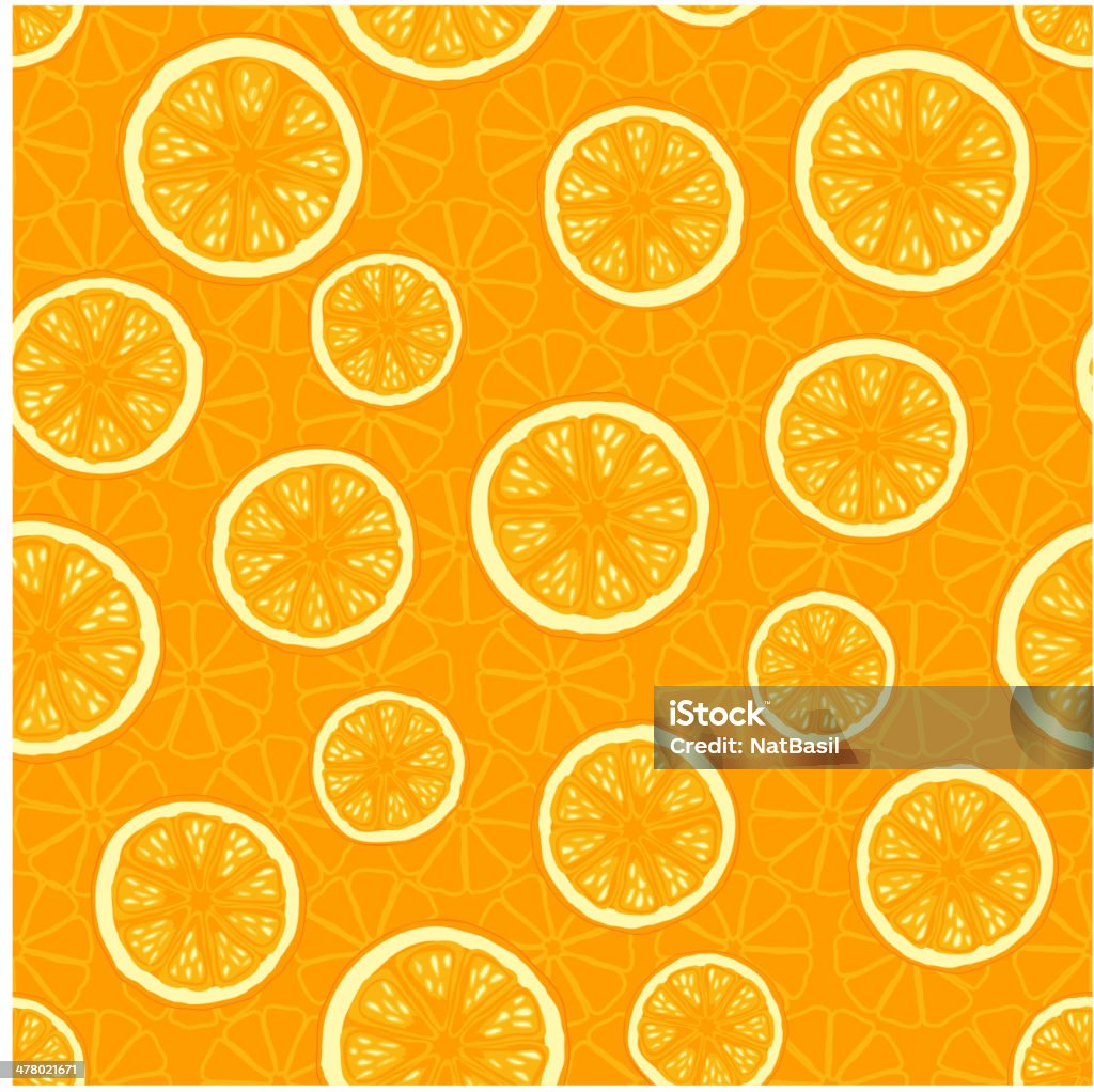 Motif sans couture avec des oranges - clipart vectoriel de Agrume libre de droits