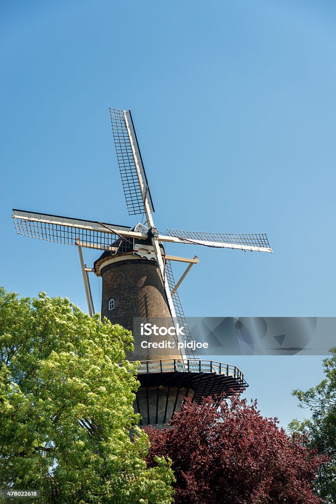 Valk windmill Leiden The windmill  De Valk in Leiden, the Netherlands 2015 Stock Photo