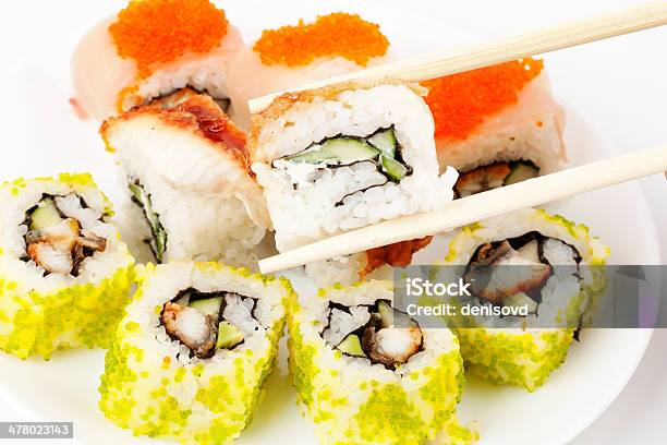 Giapponese Sushi - Fotografie stock e altre immagini di Calore - Concetto - Calore - Concetto, Cena, Cibo