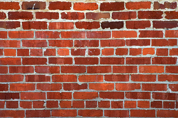 Red Brick Wall stock photo