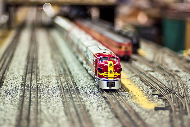 modelo de tren - tren miniatura fotografías e imágenes de stock