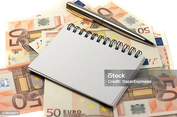 Portatile Banconote Penna - Fotografie stock e altre immagini di Banconota - Banconota, Blocco per appunti, Blocco per schizzi