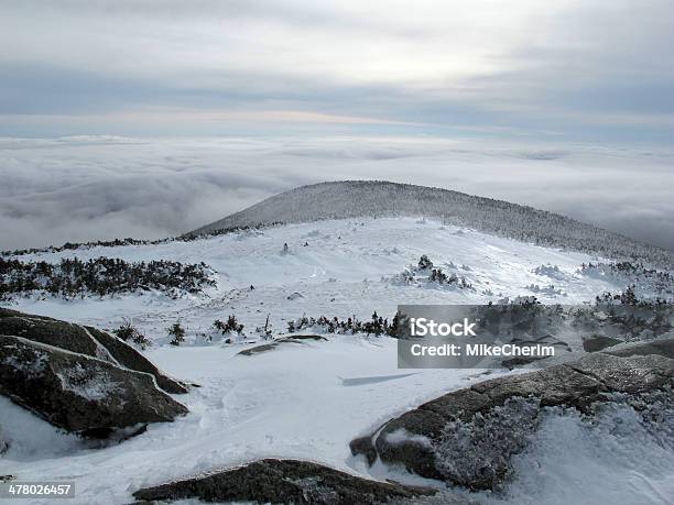 Moosilauke Gipfel Auf Einen Winter Tag Mit Einem Undercast Stockfoto und mehr Bilder von Appalachen-Region