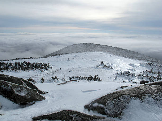 Photo of Moosilauke Summit on a Winter Day with an Undercast