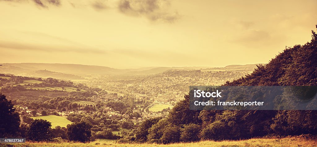 Vue panoramique sur le derbyshire - Photo de Comté de Derby libre de droits