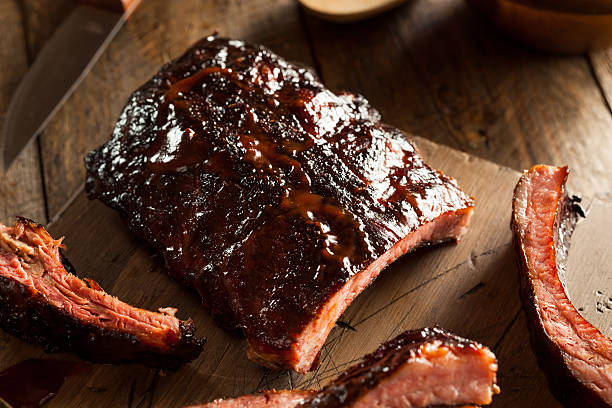 istock Homemade Smoked Barbecue Pork Ribs 478028070