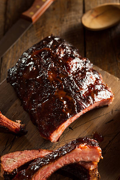 istock Homemade Smoked Barbecue Pork Ribs 478028076