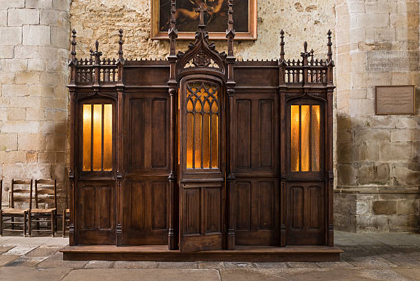 Saint Malo Cathedral confessionary