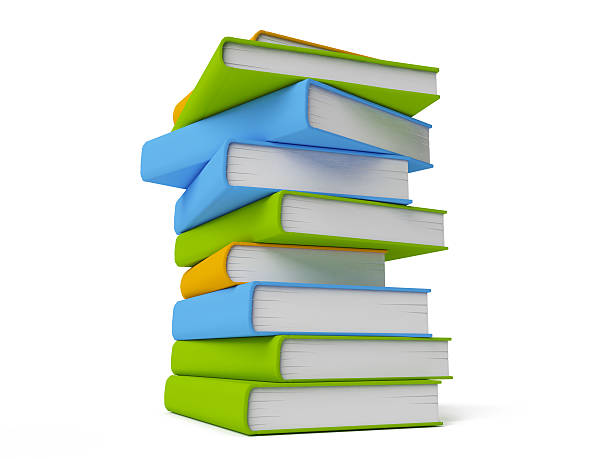 istock Row of colorful books isolated on white 478029764