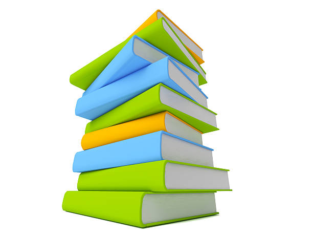 istock Row of colorful books isolated on white 478029770