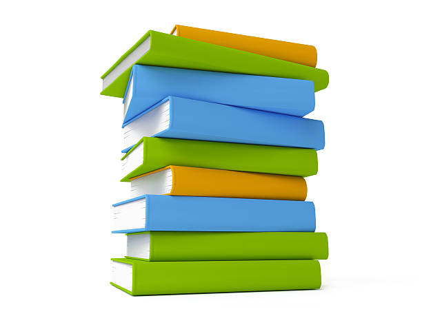 istock Row of colorful books isolated on white 478029772