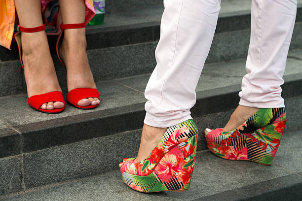 istock Lady legs and fishionable shoes 478031489